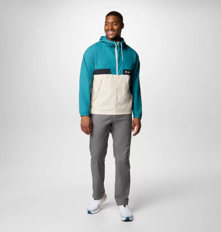 men spire valley hooded windbreaker