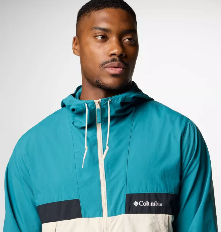 men spire valley hooded windbreaker